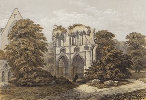 Abbazia di Dryburgh da English School
